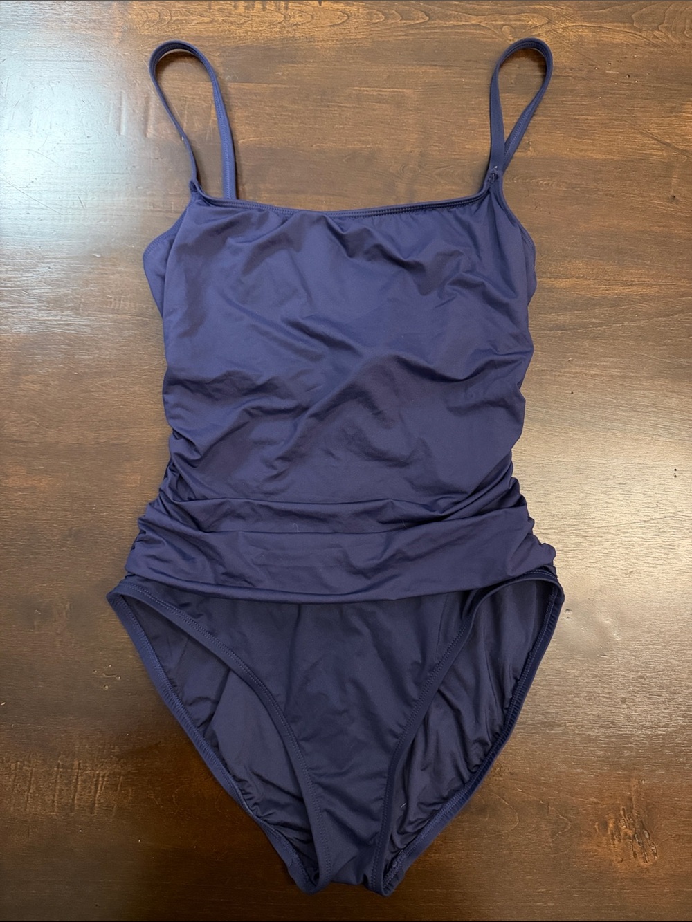 Bleu Rod Beattie Navy Blue One-Piece Swimsuit